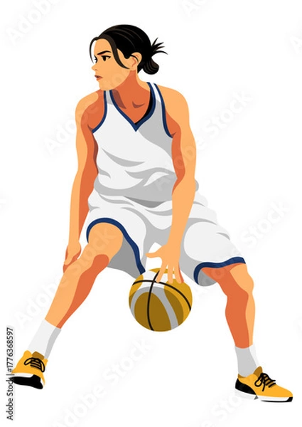 Obraz 女子バスケットボール選手