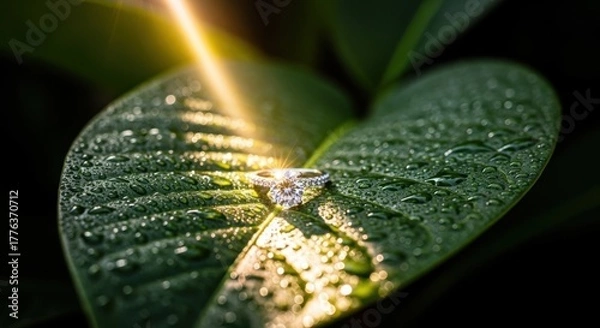 Obraz diamond ring with diamonds