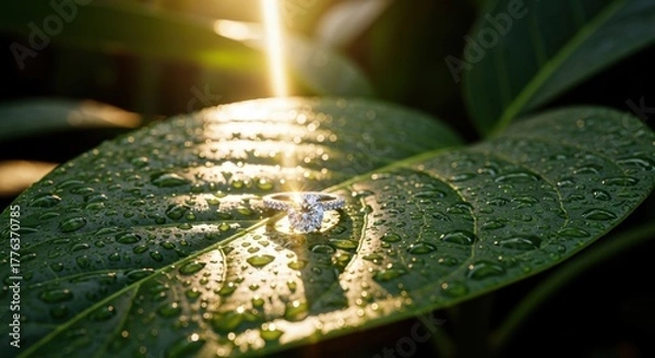 Obraz diamond ring with diamonds