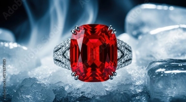 Obraz diamond ring with diamonds