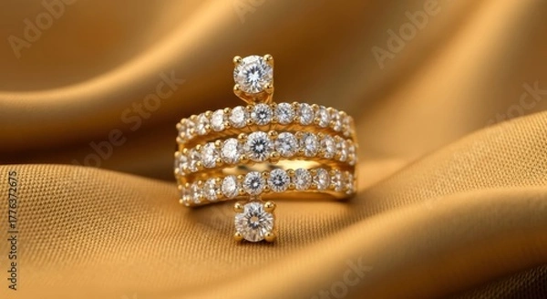 Obraz ring with diamonds
