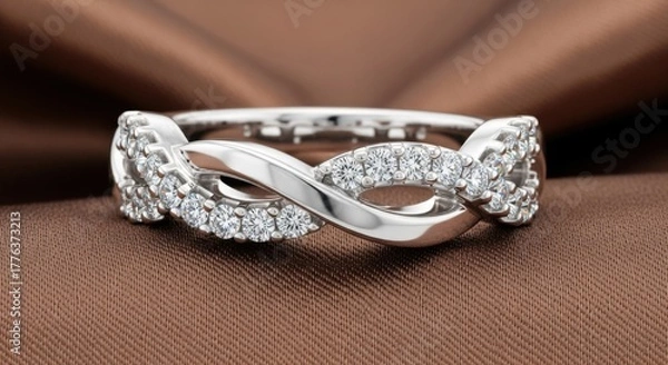 Obraz ring with diamonds