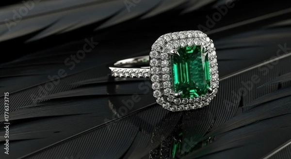 Obraz ring with diamonds
