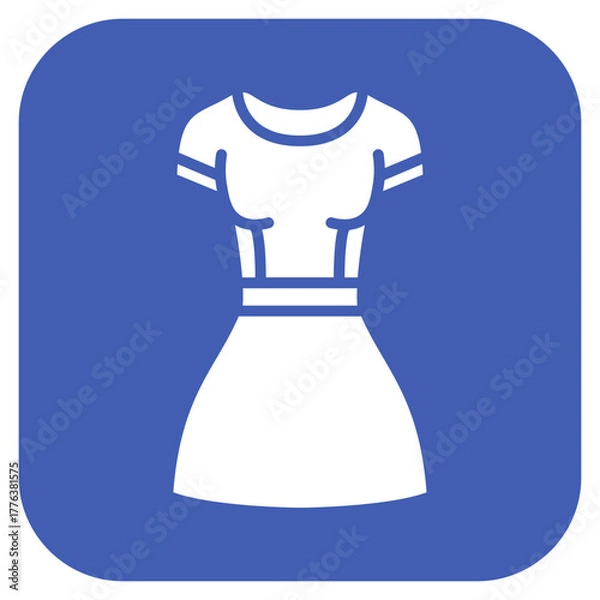 Obraz Woman Dress icon vector image. Can be used for Oktoberfest.