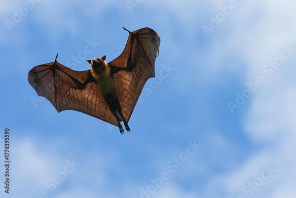 Fototapeta The flying fox, a fruit eater, is native to Southeast Asia.