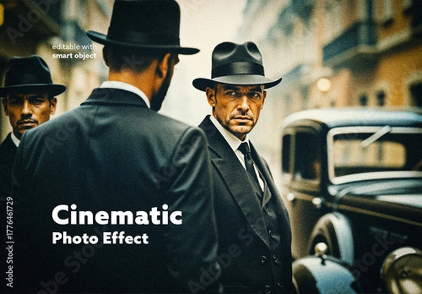 Fototapeta Cinematic Photo Effect