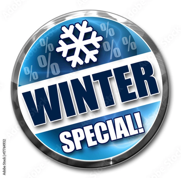 Obraz Winter Special! Button