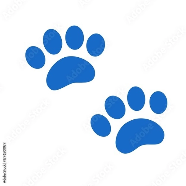 Obraz cat paw print