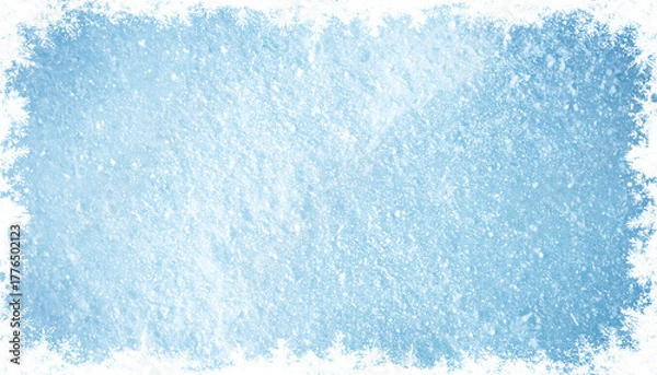 Obraz Frozen Texture: Abstract view of a mesmerizing icy surface, evoking a sense of chilling stillness. Perfect for conveying frosty concepts or backgrounds. 
