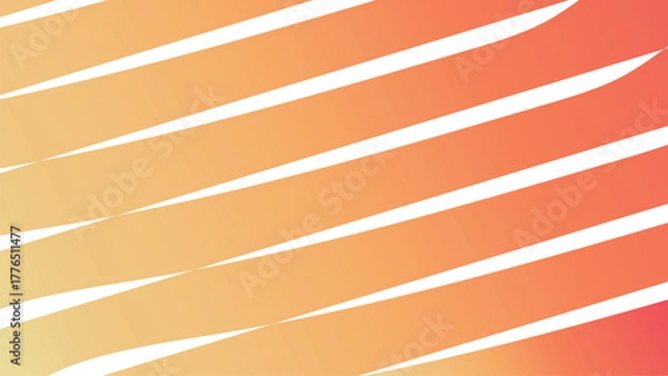 Obraz Abstract background with orange and yellow gradient diagonal stripes