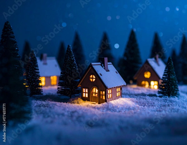 Fototapeta Happy New Year Greeting Card Image