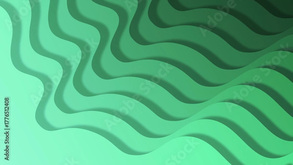 Obraz 湾曲した段差の連続