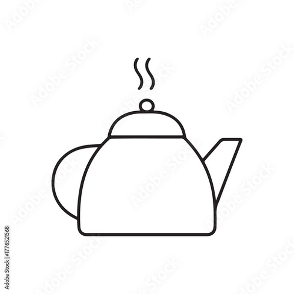 Fototapeta  Hot tea kettle