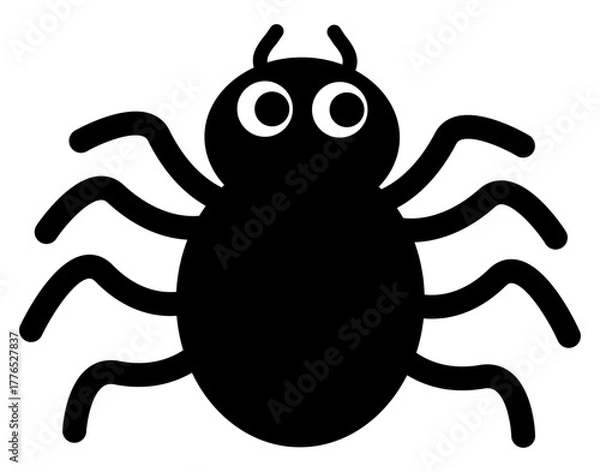 Obraz かわいい蜘蛛のキャラクターイラスト