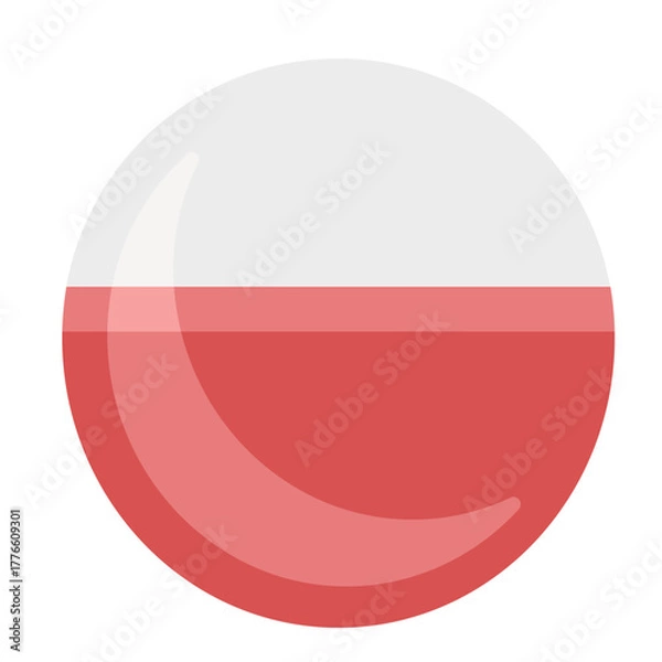 Fototapeta ガチャガチャのプラスチックカプセルアイコン