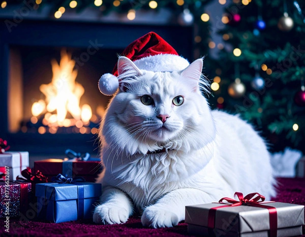 Fototapeta Fun New Happy New Year Greeting Card Image