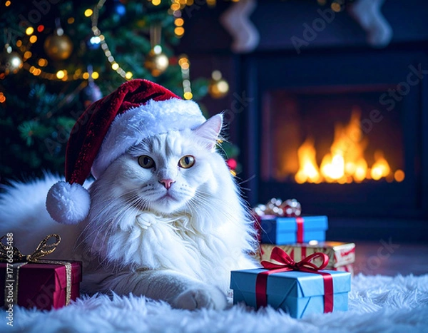 Fototapeta Fun New Happy New Year Greeting Card Image