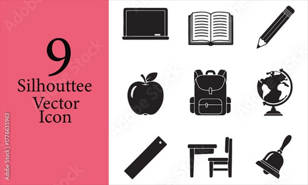 Fototapeta Abstract geometric shapes in a dynamic silhouette design