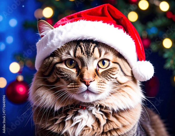 Fototapeta Fun New Happy New Year Greeting Card Image