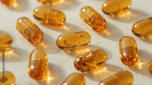 Obraz Vitamins , Colorful vitamins  , Capsules, Tablets,