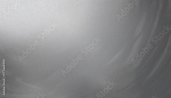 Obraz matte aluminum foil texture gradient gray silver leaf plain metal background