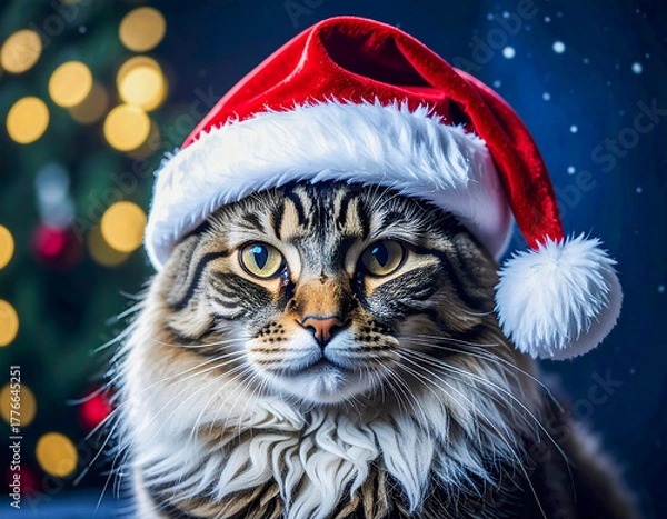 Fototapeta Fun New Happy New Year Greeting Card Image