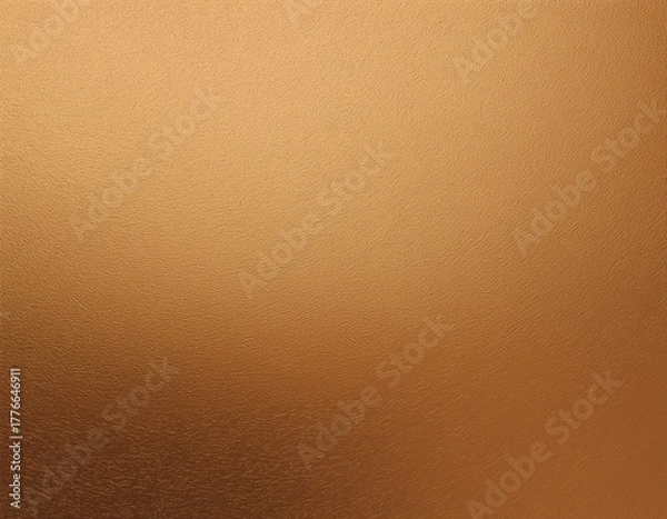 Obraz flat grainy bronze foil texture gold leaf paper matte gradient golden luxury plain background