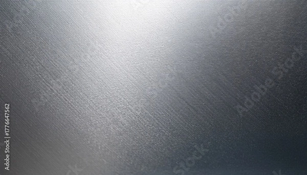 Obraz shiny gradient silver grain texture blurry polished metal surface sanded gray background banner