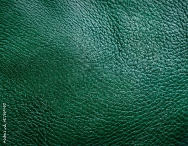 Obraz grainy green leather texture abstract fabric pattern background