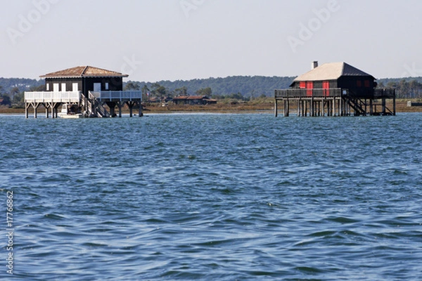 Obraz cabanes tchanqué du bassin d'arcachon
