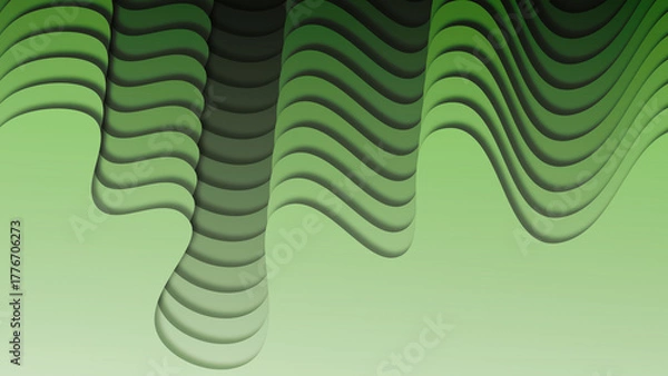 Obraz 湾曲した段差の連続