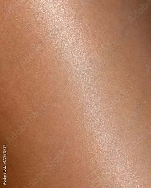 Obraz Close-up of healthy smooth womans skin texture.