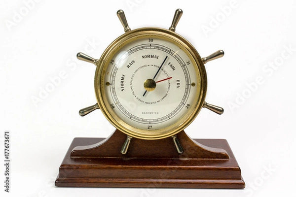 Obraz Old weather barometer