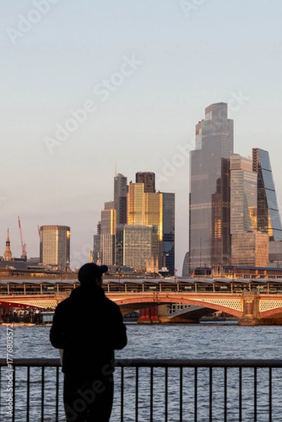 Obraz Skyline in London entlang der Themse