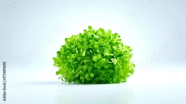 Fototapeta Fresh green lettuce leaves healthy salad ingredient crisp green lettuce leaves perfect for fresh salads and meals