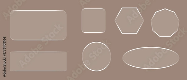 Obraz vector set of blank labels