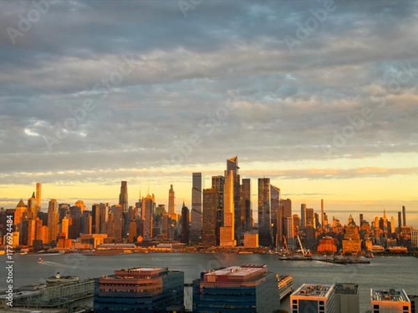 Obraz New York sunset view