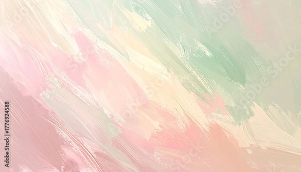 Fototapeta 淡い春色の抽象アクリル背景