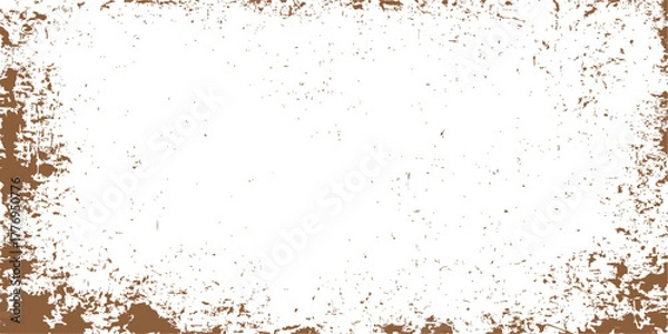 Fototapeta Abstract vintage brown grunge paper texture with rough aged paint and dirty wall surface design backgrounds
