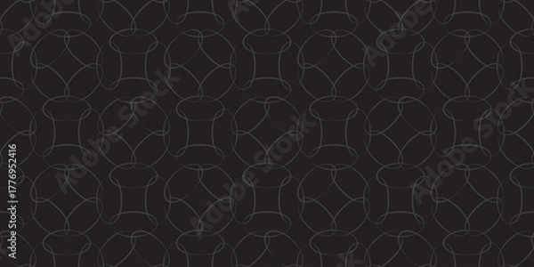 Fototapeta Stylish shapes background. Seamless pattern.Vector.
スタイリッシュな形のイラストパターン　背景素材