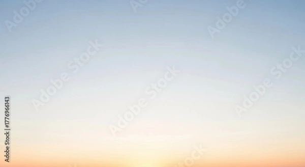 Obraz minimalist, sky, dawn, gradient, pale, orange, blue, smooth, clean, full hd, background, soft, modern, natural, light, clarity, calm, atmosphere, pastel, high resolution, open, simplicity, gradient to