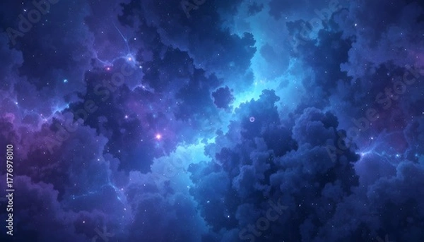 Obraz cosmic cloud in space