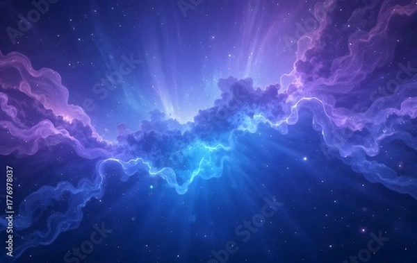 Obraz colorful cosmic space