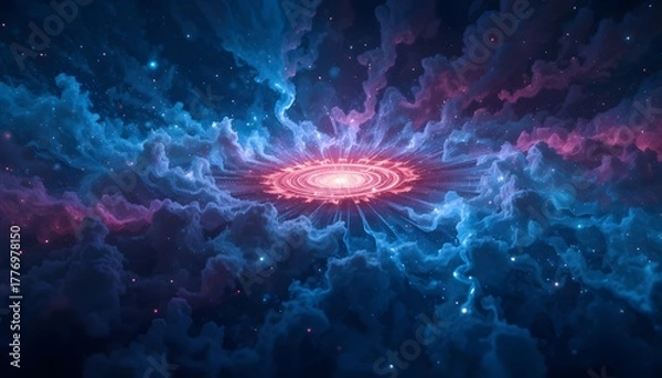 Obraz explosion of a galaxy