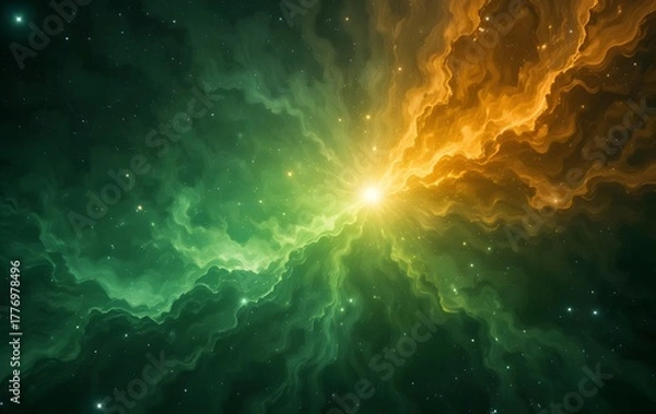 Obraz colorful supernova