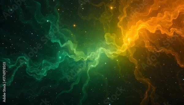 Obraz colorful supernova