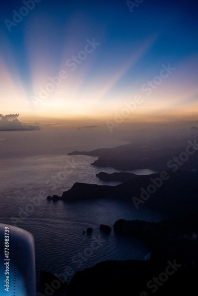 Obraz Sunrise in the tropics