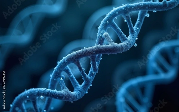 Obraz Generative AI
science, gene, cell, dna, water, molecule, microscope, biotechnology. High quality