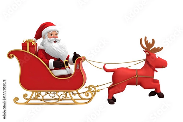 Obraz santa claus with gifts