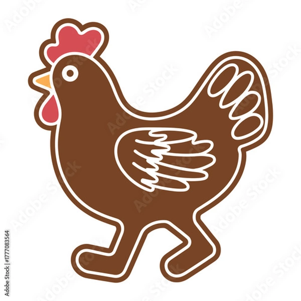 Fototapeta Gingerbread Chicken